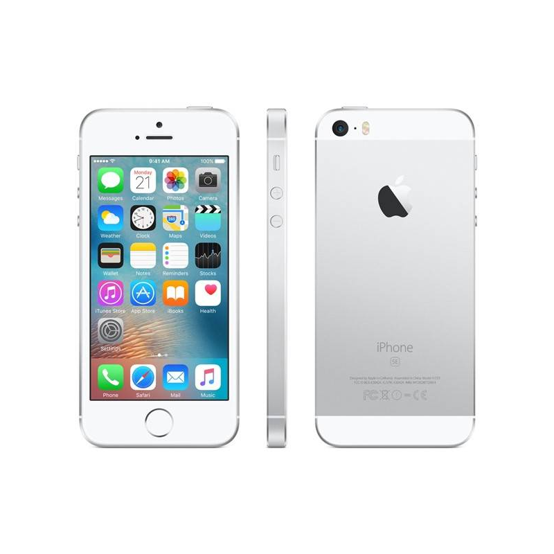 Apple iPhone SE 64GB Silver, třída B, použitý, záruka 12 měsíců, DPH nelze odečíst