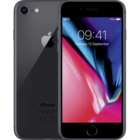 Apple iPhone 8 64GB Black, třída A-, použitý, záruka 12 měsíců, DPH nelze odečíst