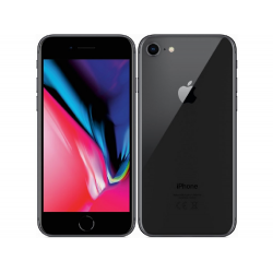 Apple iPhone 8 64GB Black, class A-, used, warranty 12 months, VAT cannot be deducted