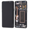 Samsung S9 original OLED LCD + glass black with front frame,