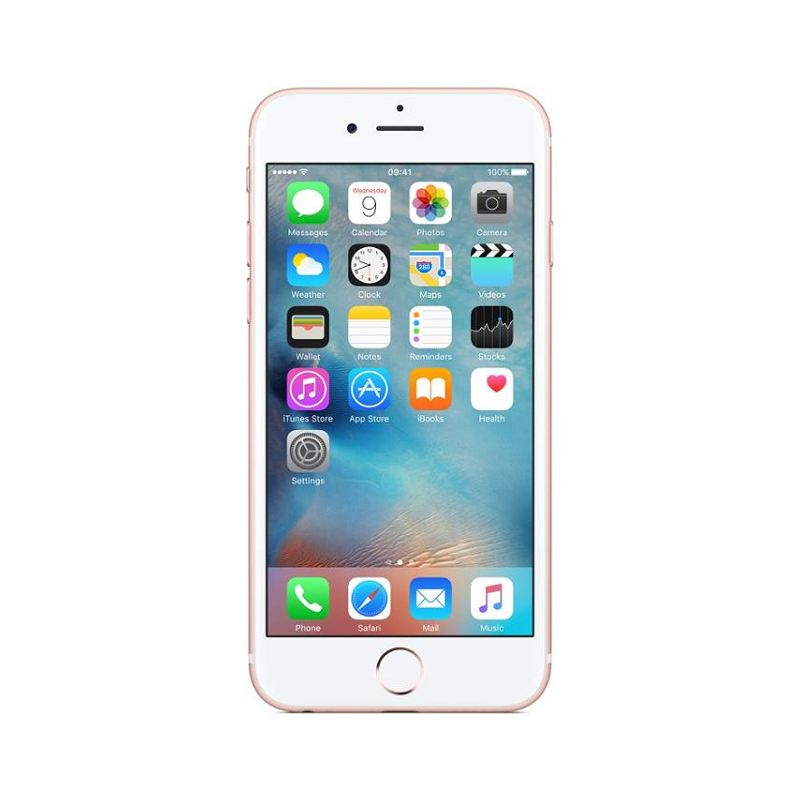 Apple iPhone 6s 128GB Rose Gold, class A, used, warranty 12 months, VAT cannot be deducted