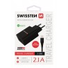 Swissten dobíjecí  adaptér SMART IC 2x USB 2,1A POWER+Datový kabel USB / LIGHTNING 