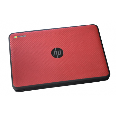 Chromebook HP 11" Celeron N2840, 4GB, 16GB SSD, ChromeOS,třída B, RED, použitý,zár.12 měs