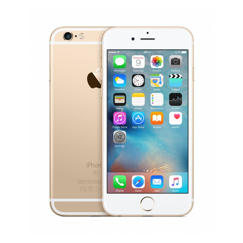 Apple iPhone 6s 64GB Gold, class A-, used, warranty 12 months, VAT cannot be deducted
