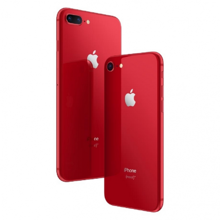 Apple iPhone 8 Plus 64GB Red, class A-, used, warranty 12 months, VAT cannot be deducted
