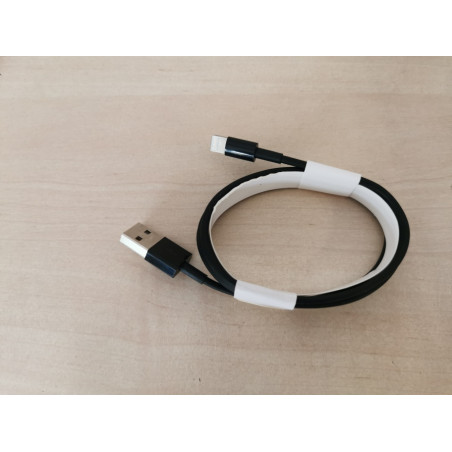 Lightning cable 1m, black,