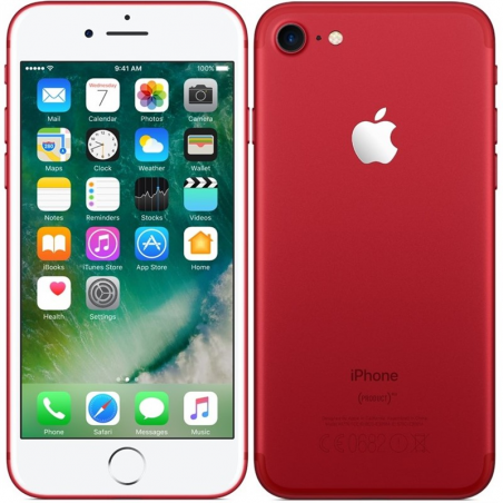 Apple iPhone 7 128GB Red, class A-, used, warranty 12 months, VAT cannot be deducted