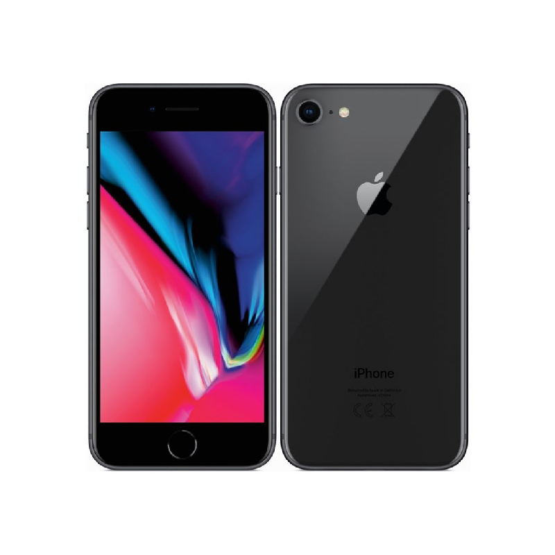 Apple iPhone 8 64GB Gray, class A-, used, warranty 12 months, VAT cannot be deducted